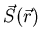 $\vec{S}(\vec{r})$